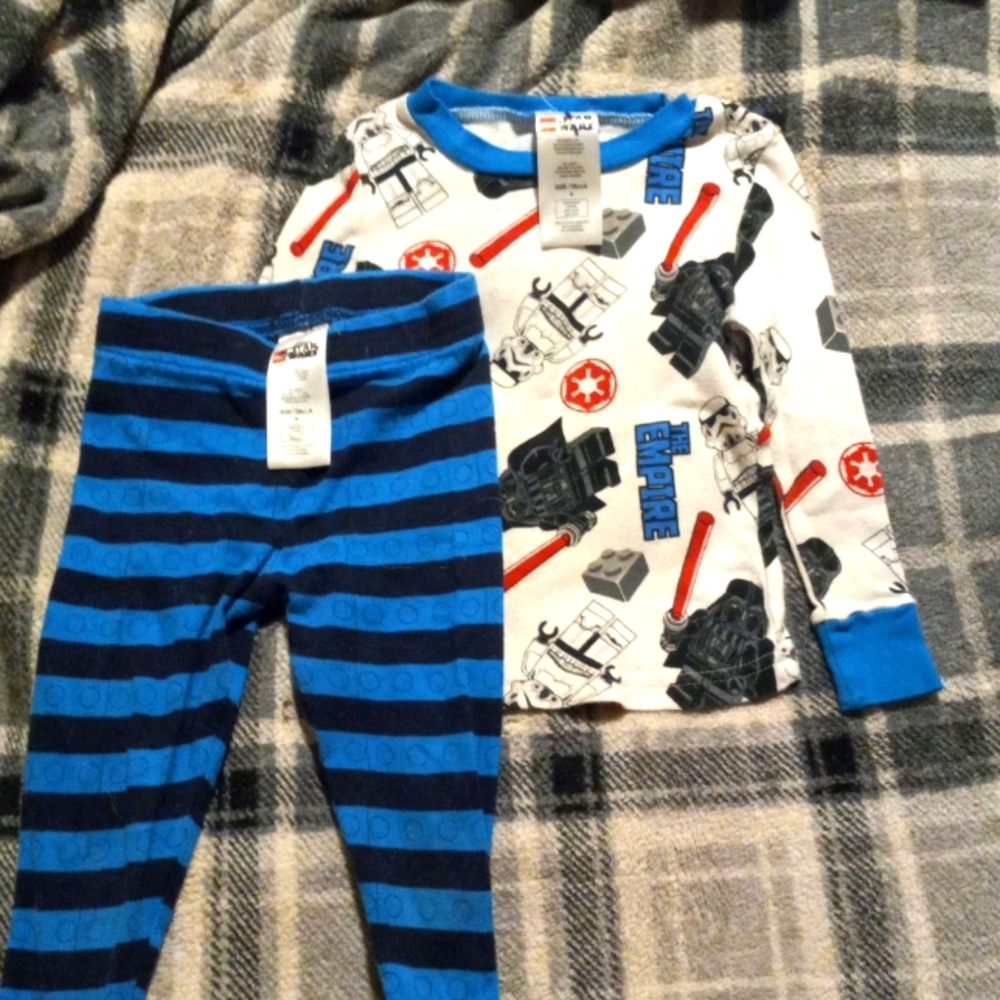 Toddler Lego starwars pajamas